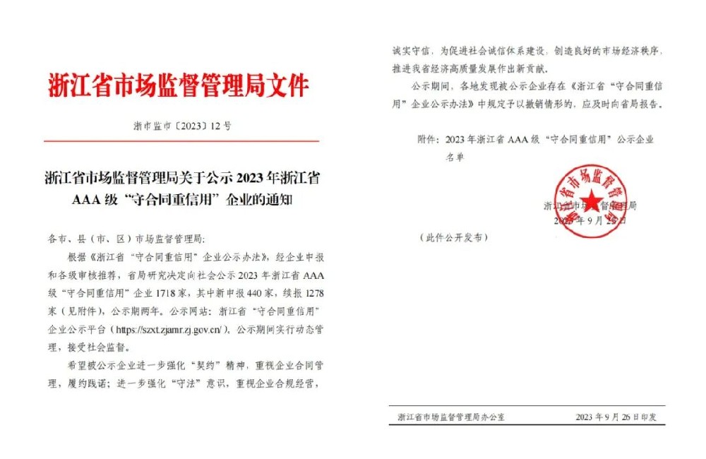 雷火手机平台喜获AAA级“守合同重信用”企业荣誉称号